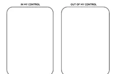 What I Can Control Interactive Worksheet