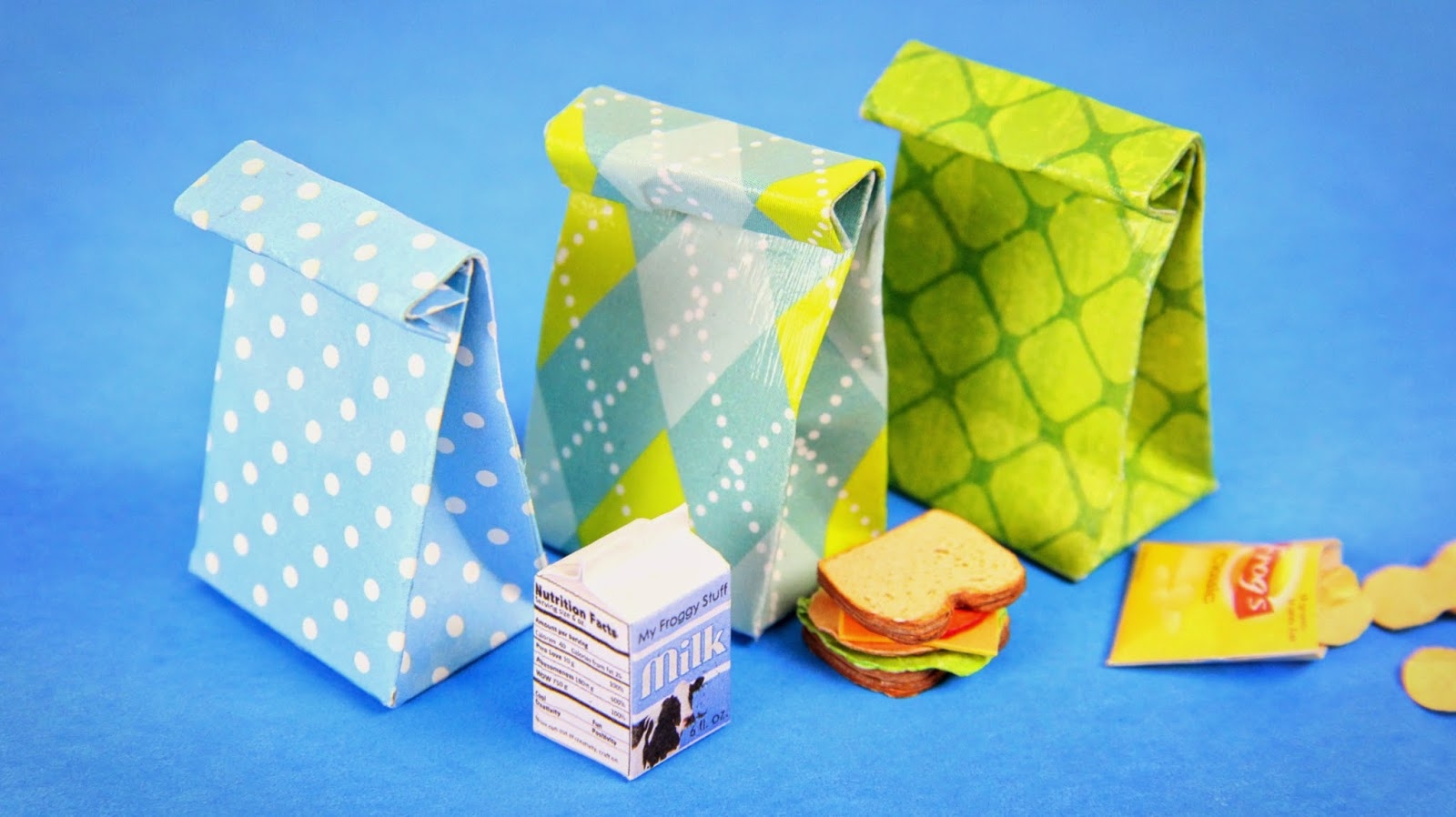 Whats For Lunch Dollhouse Lunch Bags Whats For Lunch Dollhouse Lunch Bags