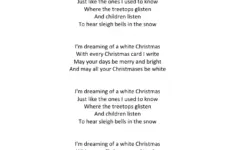 White Christmas Lyrics