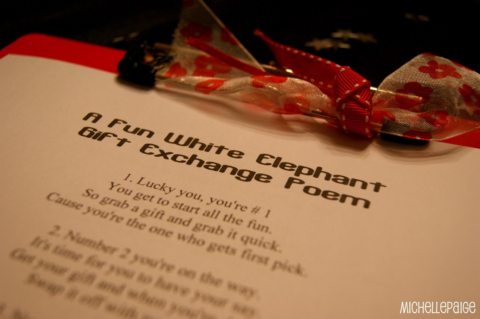 White Elephant Gift Exchange Poem White Elephant Gift Exchange Poem