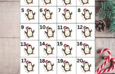 White Elephant Printable Numbers