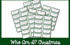 Who Am I Christmas Game