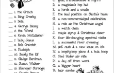 Who Gets What Free Printable Christmas Party Game