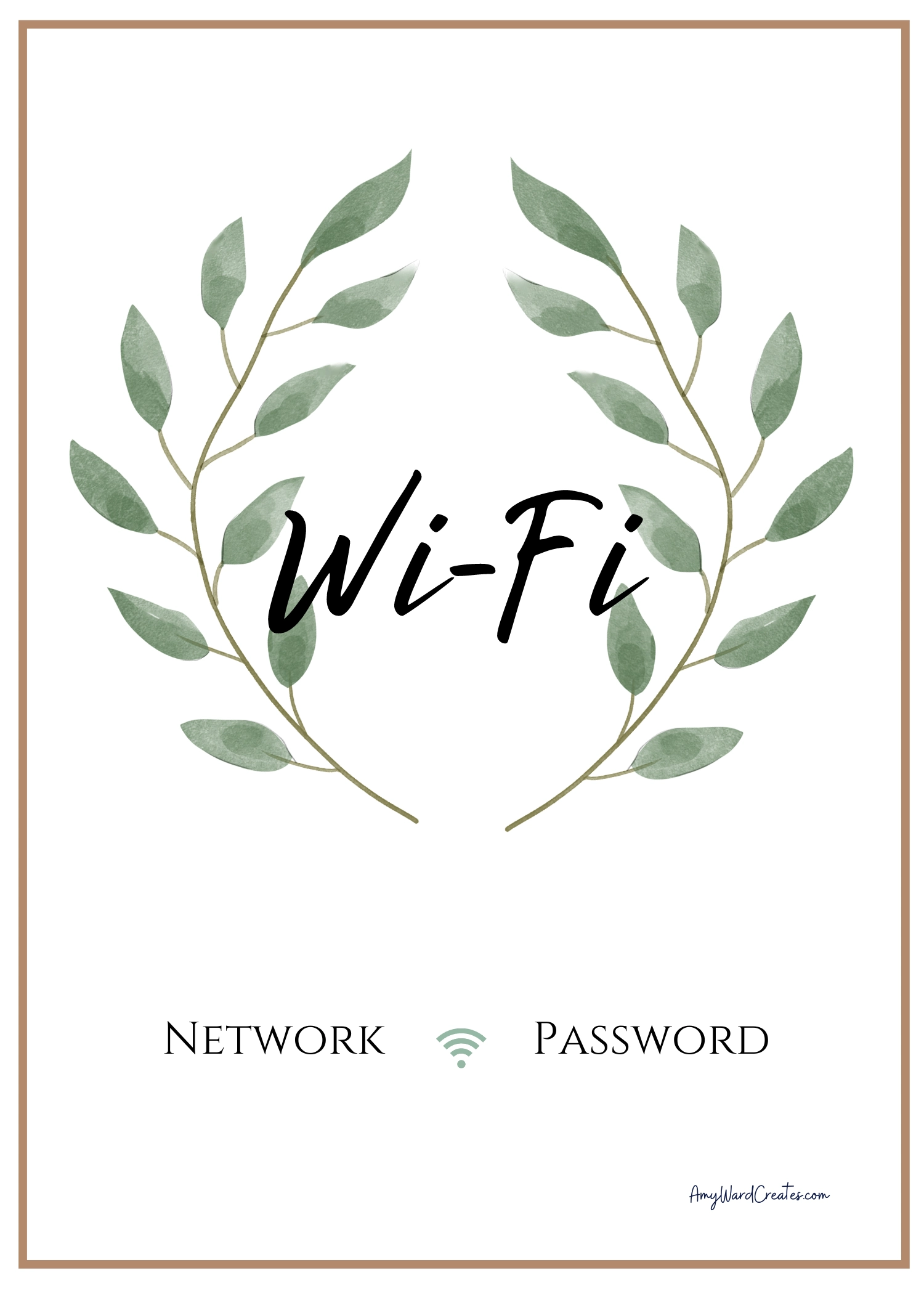 Wifi Password Signs For Free Wifi Password Signs For Free