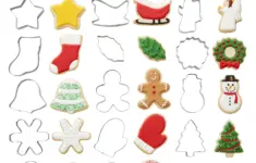 Wilton Christmas Shapes Metal Cookie Cutter Set 18 Piece