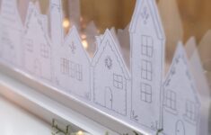 Window Christmas Village