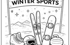 Winter Olympics Coloring Pages