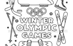 Winter Olympics Coloring Pages