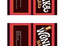 Wonka Bar Wrapper Printable Charlie And The Chocolate Factory 6734544