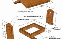 Wooden Bird Feeder Plans