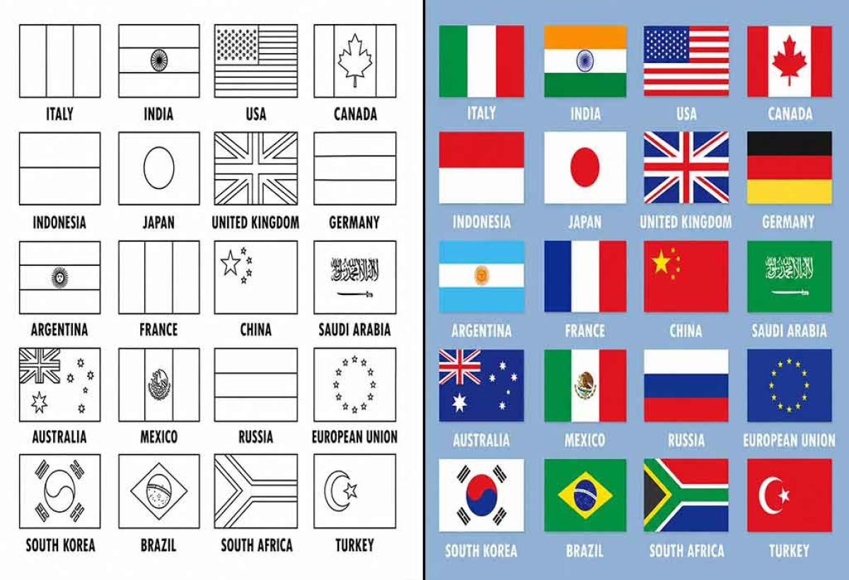 World Flag Coloring Pages 9715 World Flag Coloring Pages 9715
