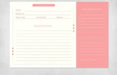 Writable 4x6 Recipe Card Template Word