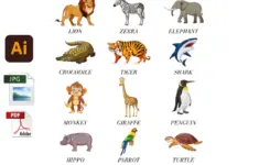 Zoo Animal Names Kids Poster Pdf